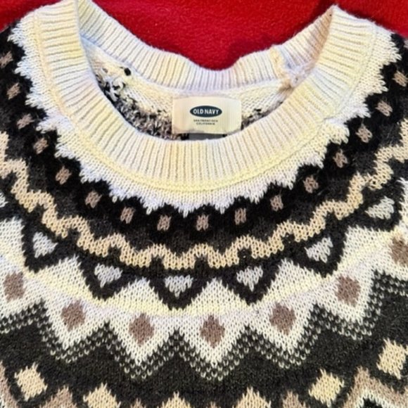 Cozy Fair Isle Pullover Sweater - Size S - Picture 4 of 12